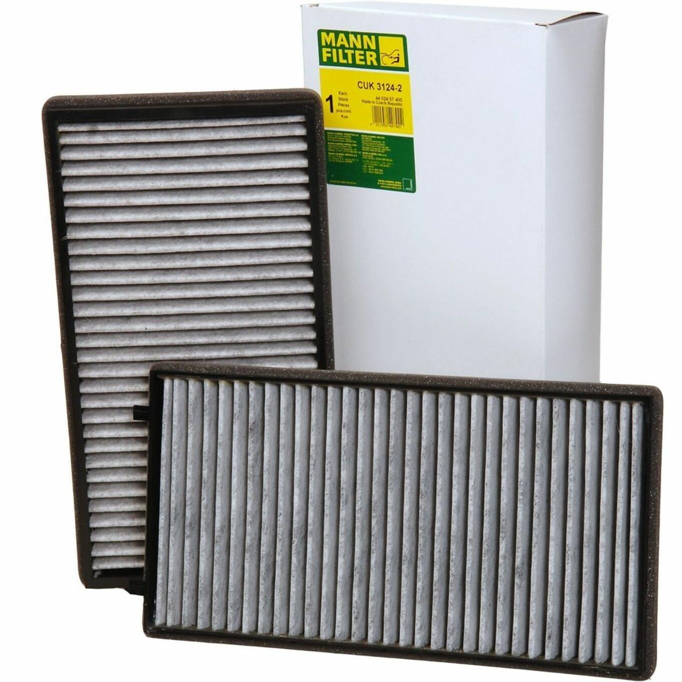 BMW Cabin Air Filter (Activated Charcoal) 64119272643 - MANN-FILTER CUK31242